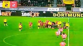 Brandt incident Match Dortmund vs Bayern Munich