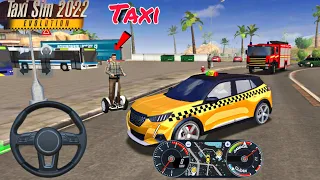 Taxi Sim 2022 Evolution | Drive Private Cab In Big City |Taxi 2022| Car Game Android Gameplay #4