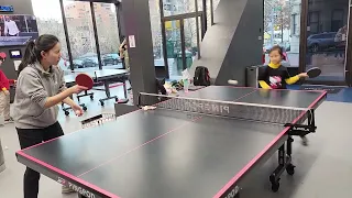 Emily's Ping Pong training