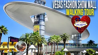 [4K] Will You Walk The VEGAS FASHION SHOW MALL? Walking Tour 2022