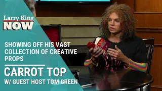 Comedian Carrot Top Shows Off His Vast Collection Of Creative Props