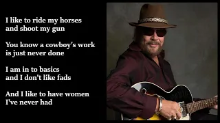 Hank Williams Jr. -  Women I've Never Had LYRICS