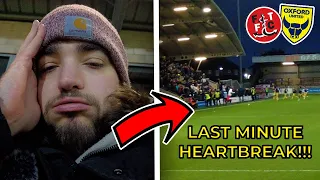 HEARTBREAK AT HIGHBURY AS OXFORD WIN LATE!!! Fleetwood Town vs. Oxford United | Matchday Vlog