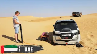 UAE🇦🇪 Mitsubishi Pajero in the Desert of Abu Dhabi