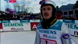 Adam Małysz - 134,0 m - Bischofshofen 06.01.2001 (kom. Marek Rudziński)