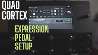 Quad Cortex - How to set up EXPRESSION Pedals and WHAMMY