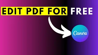 Can you Edit a PDF in Canva? | How to Use Canva to Edit a PDF for Free