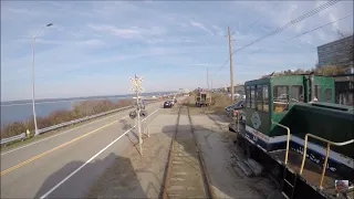 Locomotive ride: Piers to Melville - Newport Secondary Rail Line