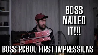 Boss RC600 - First Impressions and Looping Session