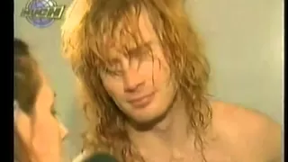 Interview MuchMusic with Dave Mustaine - Megadeth Ferrocarril Oeste Stadium  Argentina 1997