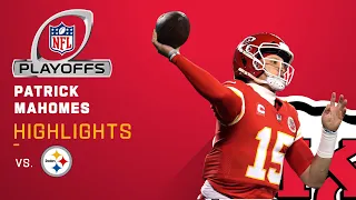 Patrick Mahomes Best Throws from 5 TD Game vs. Steelers | Super Wild Card Weekend