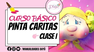 CURSO básico  Pintacaritas 😀, Clase No 1- Como pintar caritas y expresiones😁🥰😍😫 Gratis-2020-Técnicas