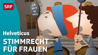 Frauenstimmrecht in der Schweiz | Helveticus | Kindervideos | SRF Kids