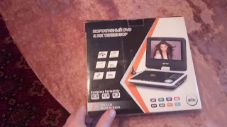 Портативний видео плеер Обзор PORTABLE VIDEO DVD PLEYER