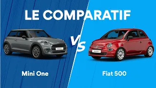 TITRE : Comparatif Mini One - Fiat 500 : Le match du charme au format compact