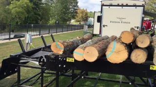 Japa 435 firewood processor with 3 chain timber deck