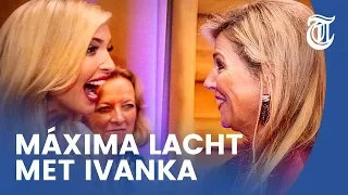 Máxima trapt lol met Ivanka Trump