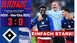 Scholle's Blitzfazit | HSV 3:0 Hertha BSC Berlin | 3. Spieltag  2023/2024 | #100