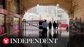 Flash flooding hits London after weeks of heatwaves