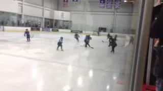 Top shelf on a breakaway