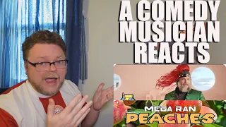 A Comedy Musician Reacts | Peaches by Jack Black and Peaches (Freestyle) by Mega Ran [REACTION]