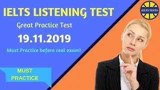 IELTS Listening Practice Test 2019 With Answers | 19-11-2019