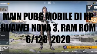 Main pubg mobile di hp huawei nova 3 + gyroscope 6/12/2020