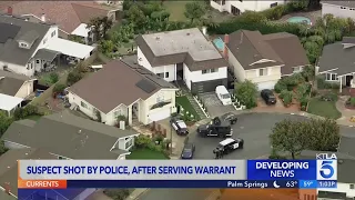 Police shoots person while serving warrant in Orange County