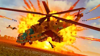 Realistic Helicopter Shootdowns & Crashes 33 😱 Teardown