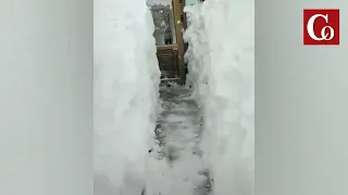 Сильнейший снегопад в Китае