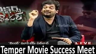 Realistic Action of Jr.NTR Made "Temper" Grand Success : Puri Jagannadh