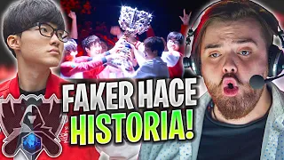 EL DÍA QUE FAKER HIZO HISTORIA CON SKT T1! *CASTEO IBAI* | SKT vs SSG FINAL MUNDIAL 2016