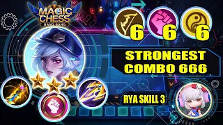 MAGIC CHESS STRONGEST COMBO 666 - ARCHER 6, CADIA 6, WRESTLER 6 - HYPER WANWAN 3 STAR - MLBBMC