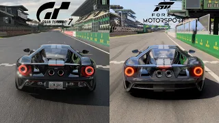 Gran Turismo 7 Vs FM 2023 Comparison - Ford GT '17 Engine Sound & Replay