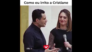 Bispo Renato Cardoso,irritada dona Cristiane Cardoso.