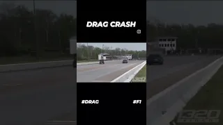 Drag Race Crash 😦😦😦#f1 #formulaone #formula1 #drag #crash #epic #fia #security #engineering #safety