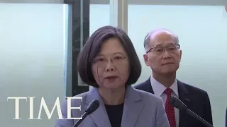 President Tsai Ing-Wen Defiant On U.S. Trip: 'No One Can Obliterate Taiwan’s Existence' | TIME