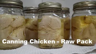 Pressure Canning Chicken - Easy Raw Pack