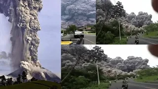 Tremenda erupción del volcan de fuego GUATEMALA