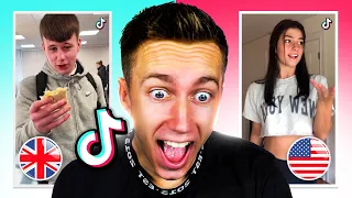 REACTING TO UK VS USA TIKTOKS