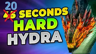 UNDER 20 SECONDS TO 1-KEY HARD HYDRA | RAID: SHADOW LEGENDS