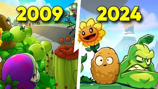 Evolution Of Plants vs. Zombies Games [2009-2024]