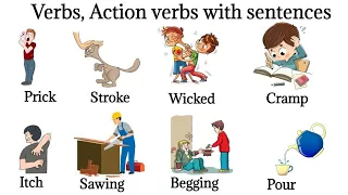 Action Verbs | Action Verbs Vocabulary With Sentences | Daily Use English Verbs