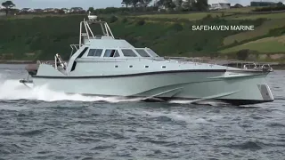 Safehaven Marine's 2nd XSV20 built for Jack Setton, launch video