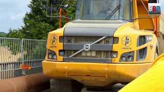 VOLVO A25G Dumper, Stuttgart 21, Tunnel Denkendorf, Germany, 12.07.2018.