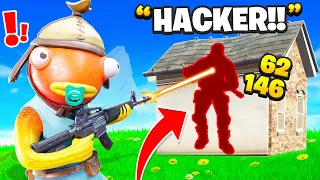 I Pretended To Be A 8 Year Old HACKER Until I Got BANNED In Fortnite...