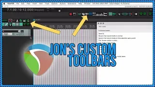 Jon's Custom Toolbars - Customizing Toolbars in REAPER