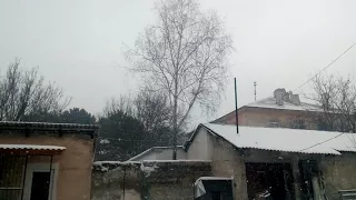 Снег 1 марта Крым Симферополь