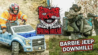 Rednecks with Paychecks Spring Break 2023 Barbie Jeep Downhill