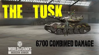 World of Tanks: Tusk's Last Stand - 6700 Combined Damage on Vineyards